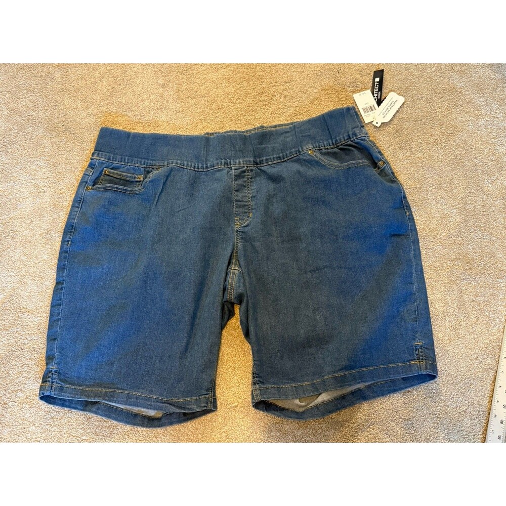 Pull On Shorts  Denim Jean Shorts Plus Size 22W Architect brand NWT